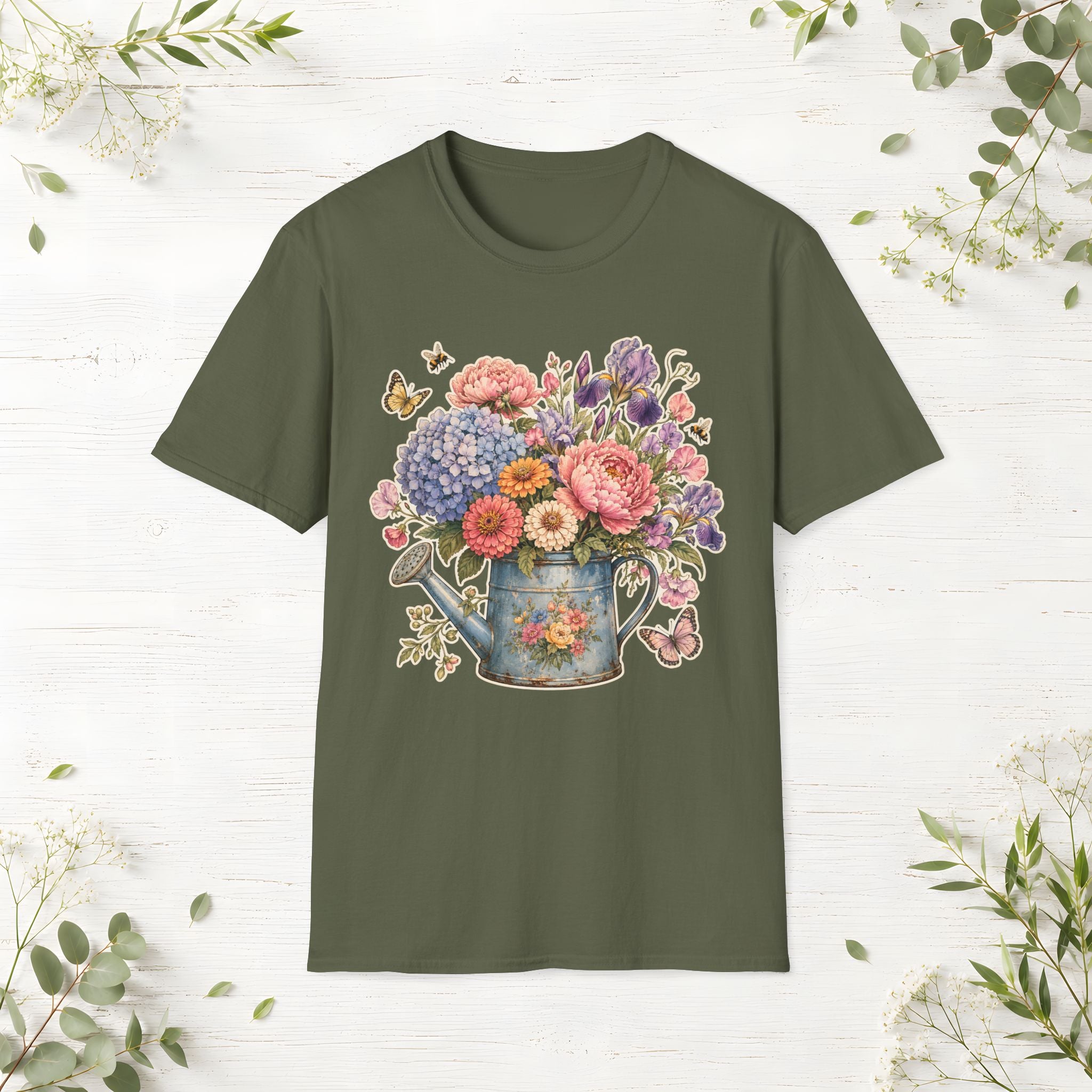 Flower Watering Can T-Shirt
