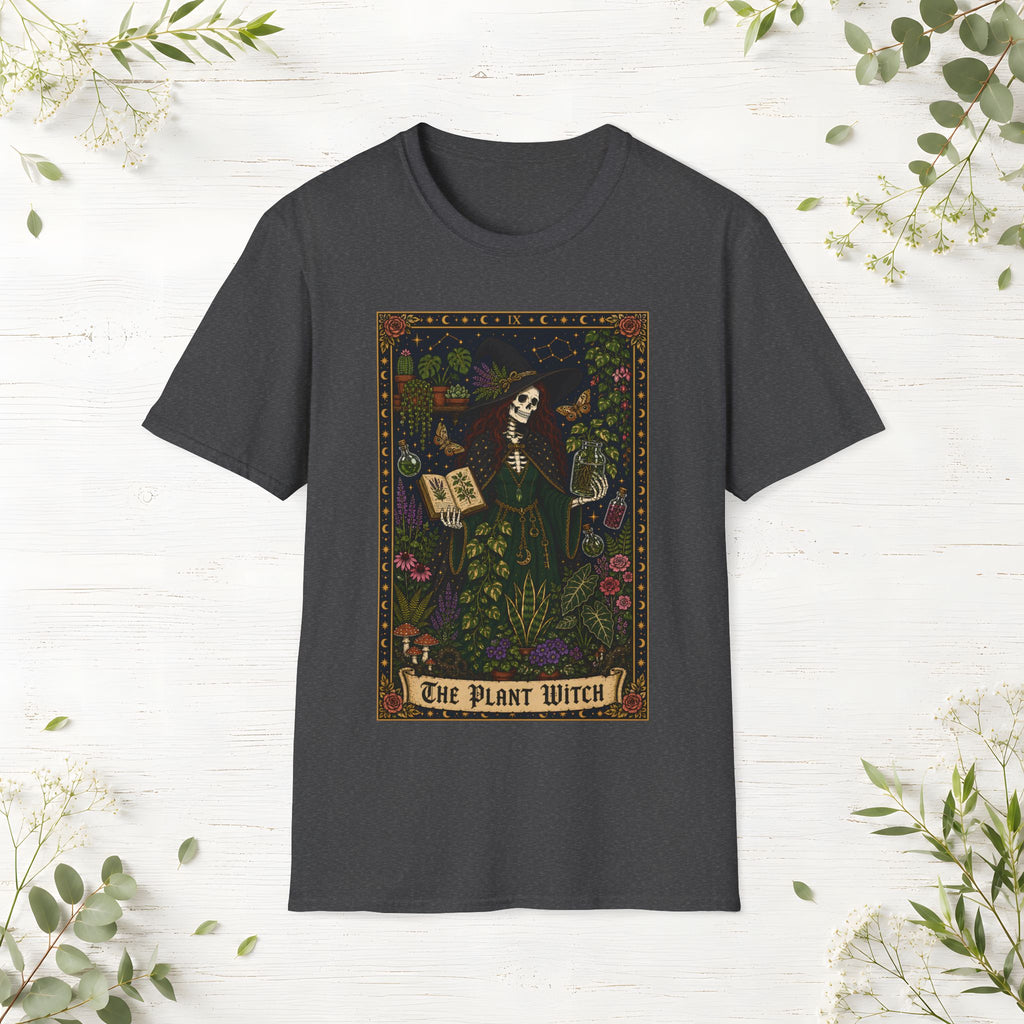 The Plant Witch Tarot Card T-Shirt