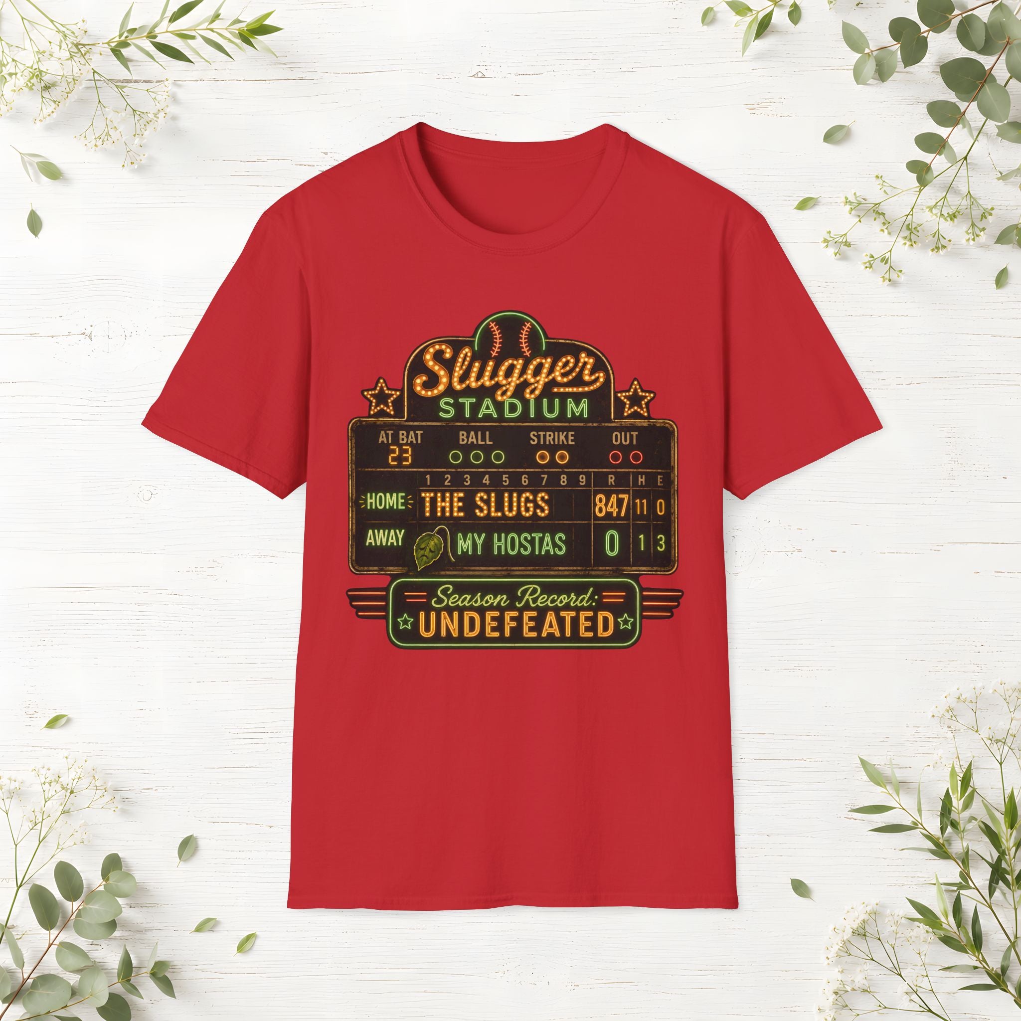 Slugs 1. Hostas 0. T-Shirt