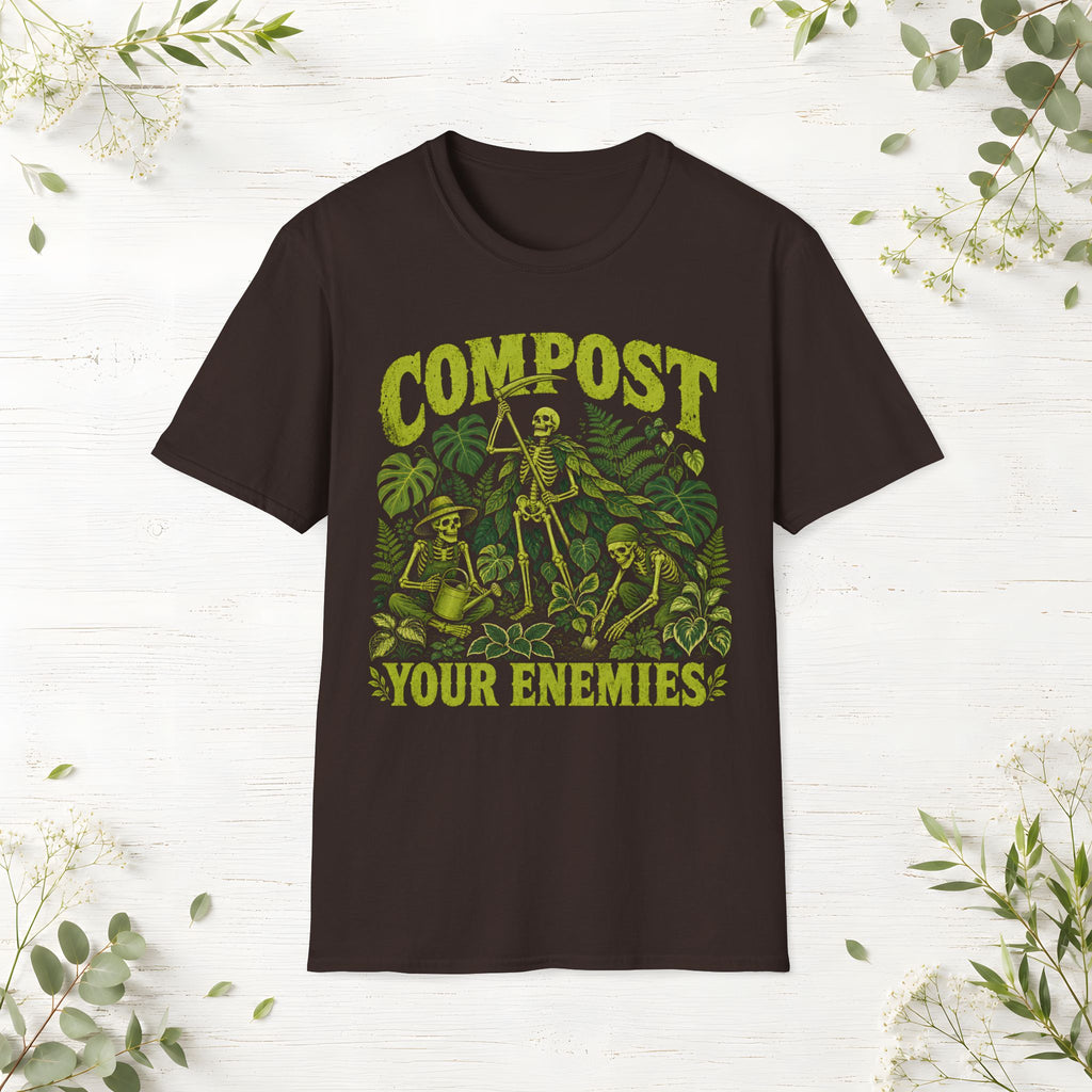 Compost Your Enemies Skeleton T-Shirt