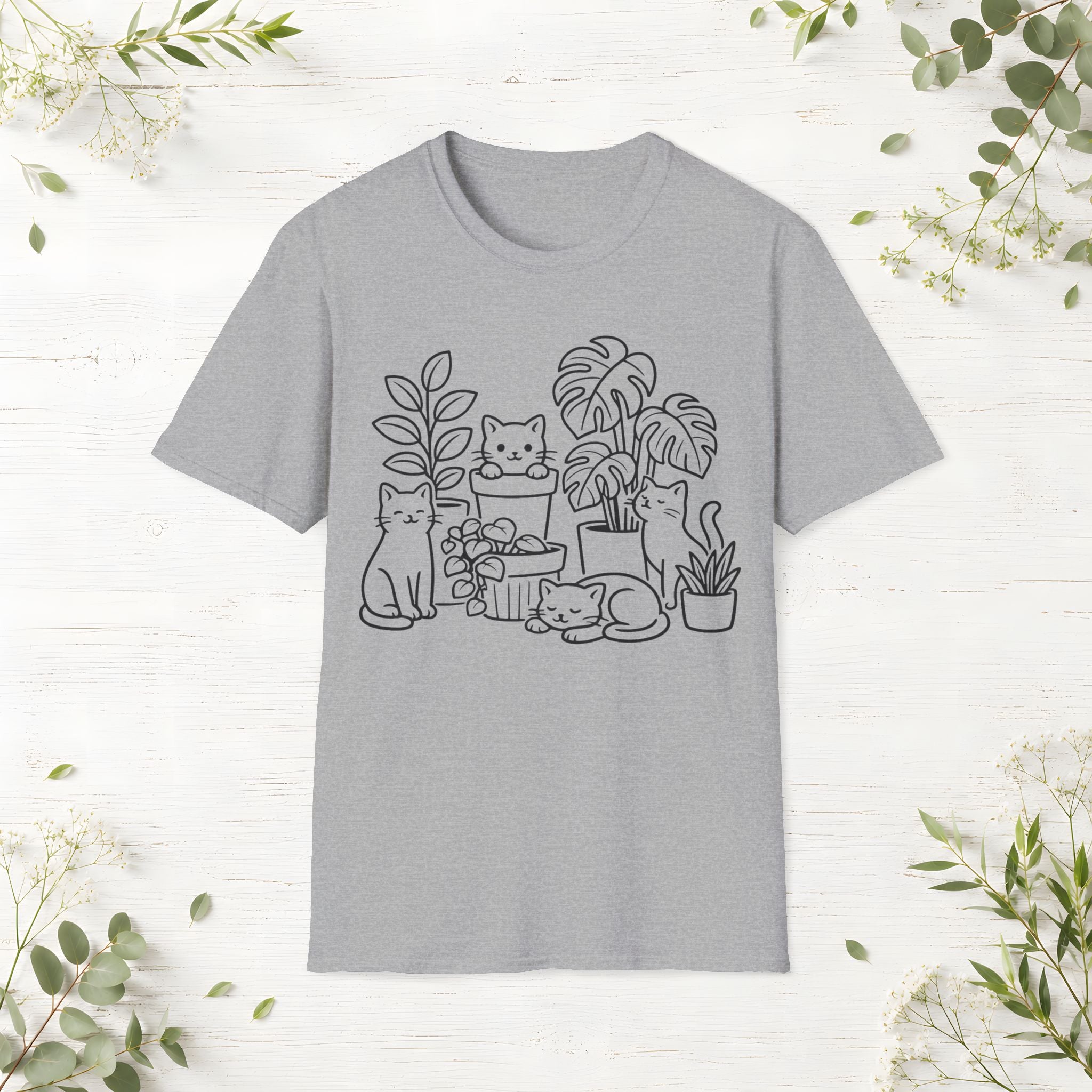 Cats and Plants T-Shirt