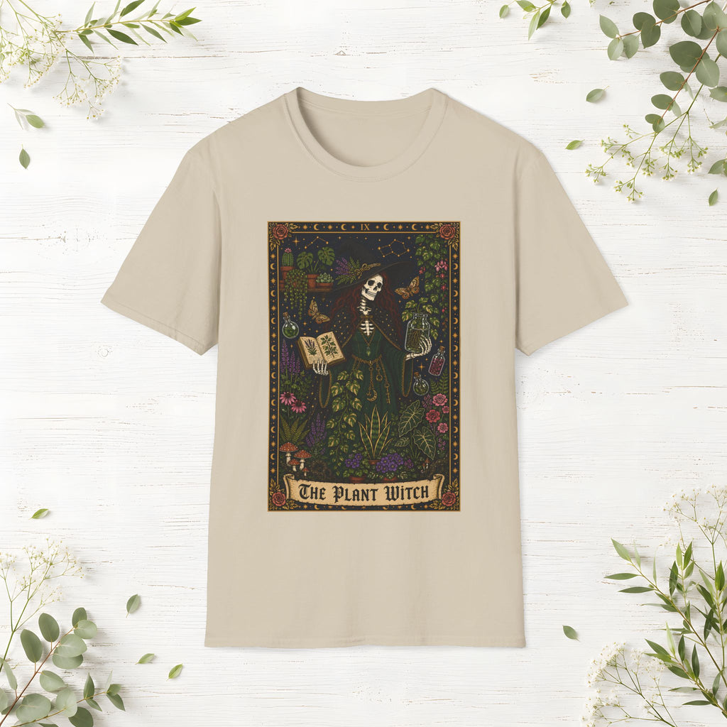 The Plant Witch Tarot Card T-Shirt