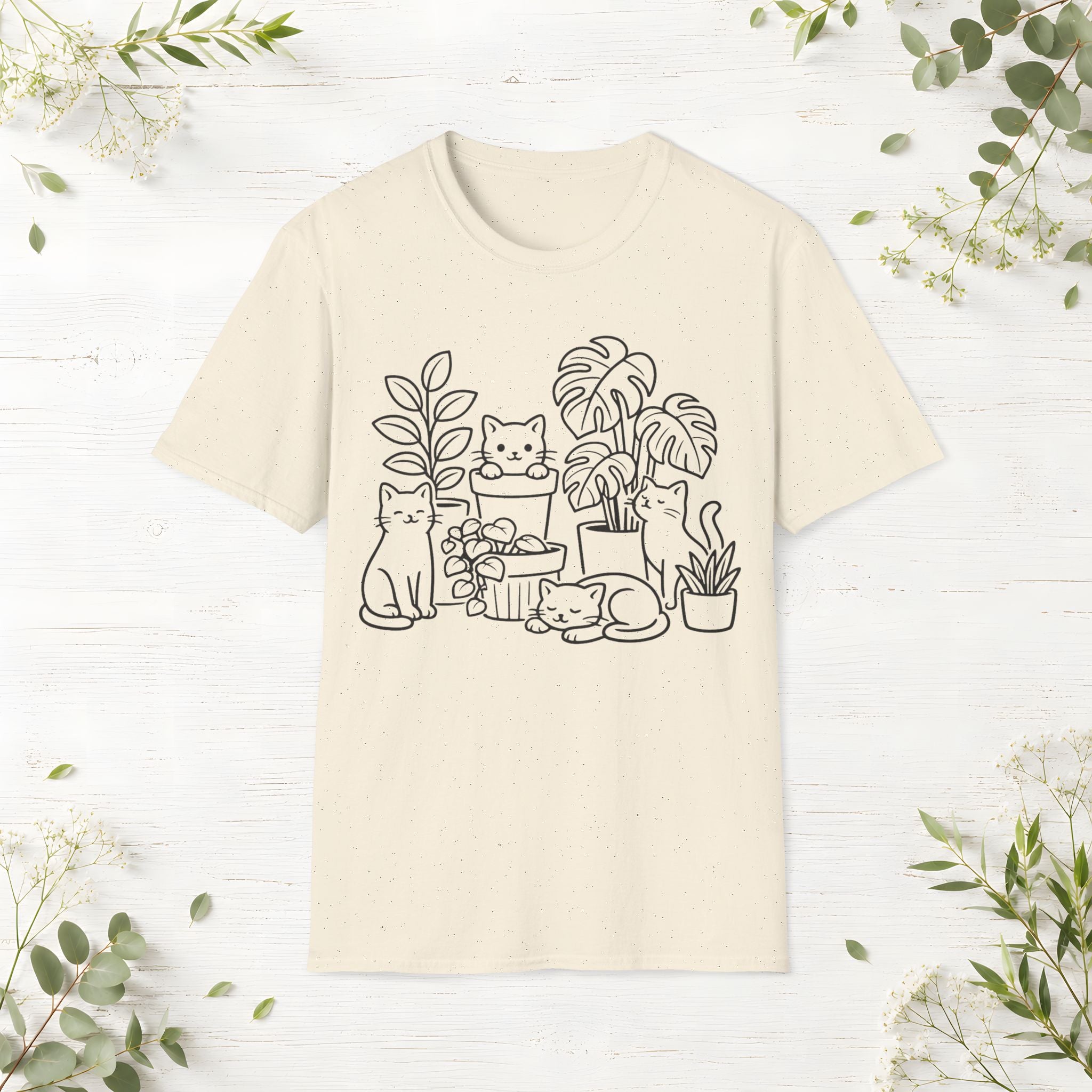 Cats and Plants T-Shirt