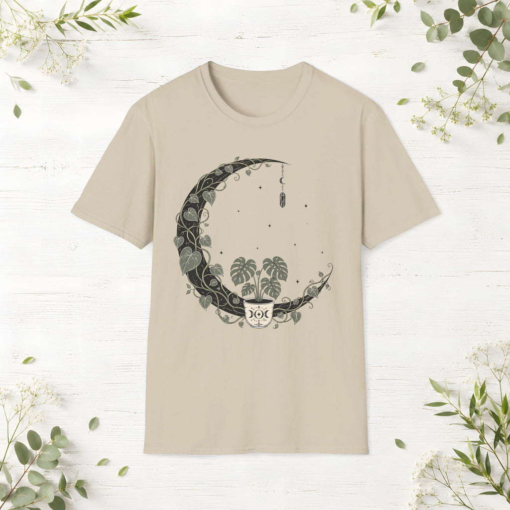 Mystic Monstera Moon T-Shirt
