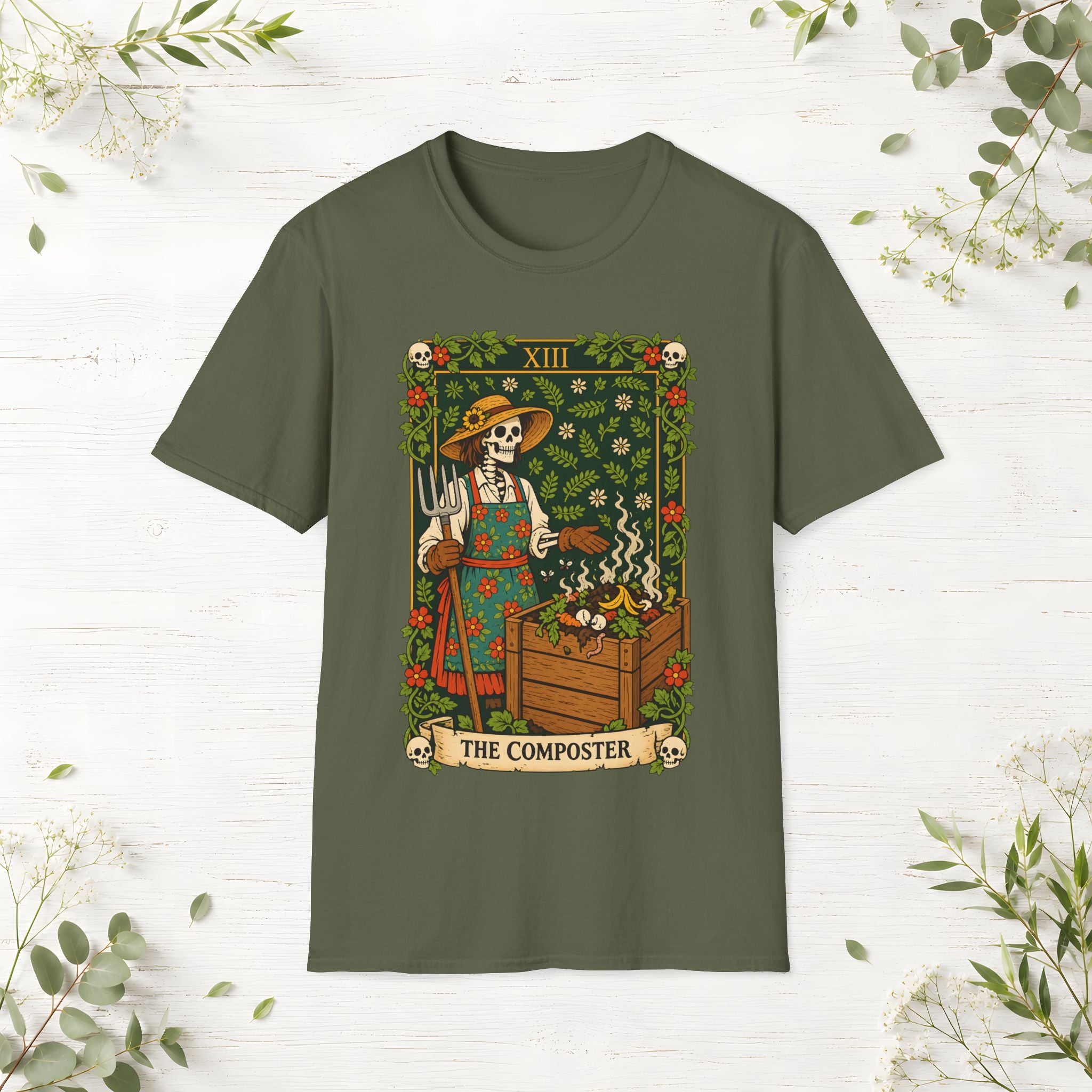 The Composter Tarot Card T-Shirt