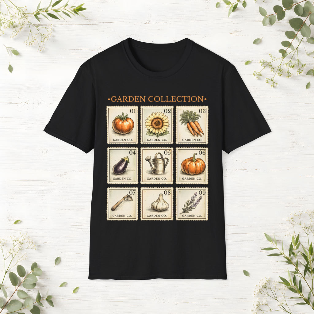 Garden Collection Stamps T-Shirt