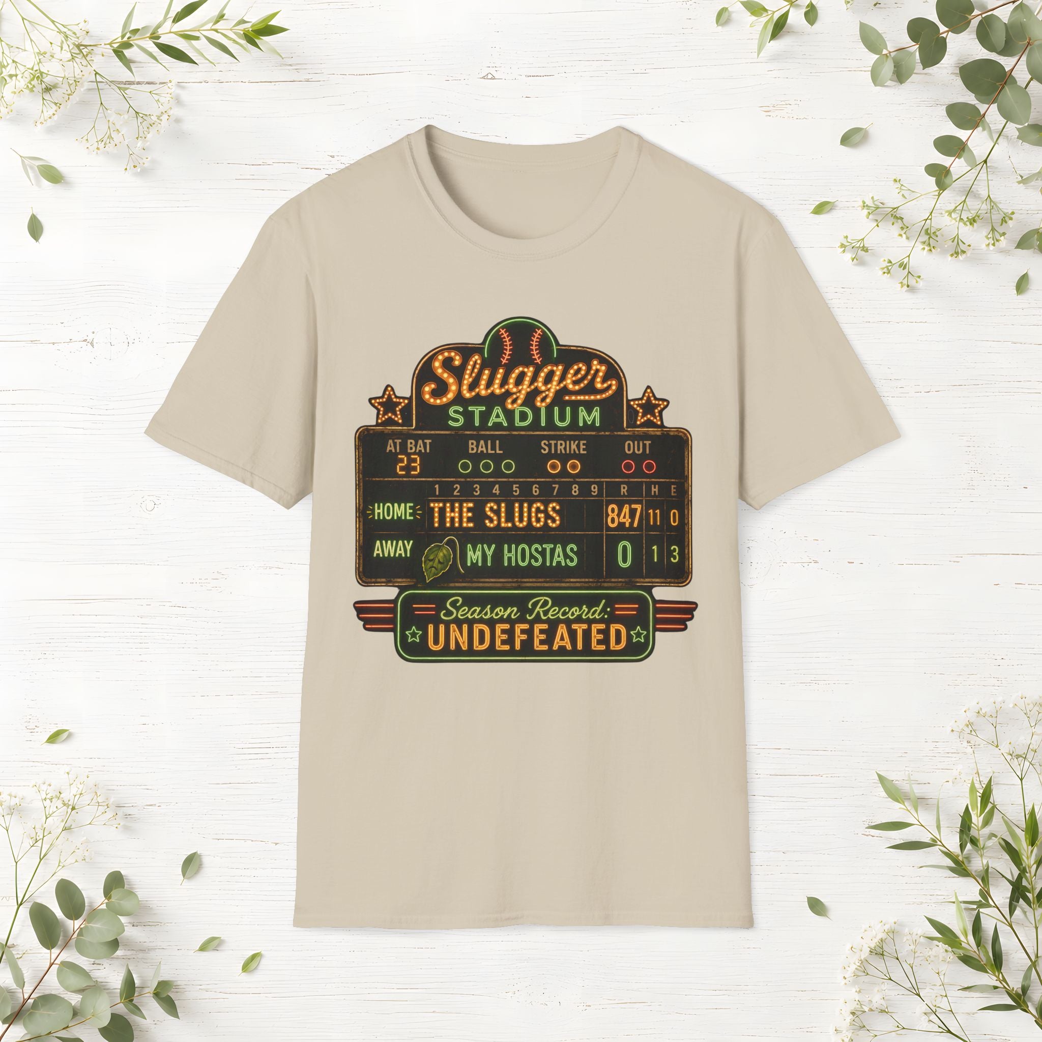 Slugs 1. Hostas 0. T-Shirt