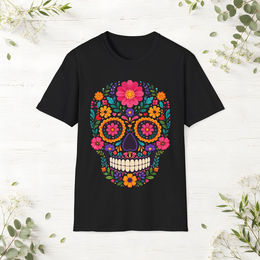 Floral Skull T-Shirt