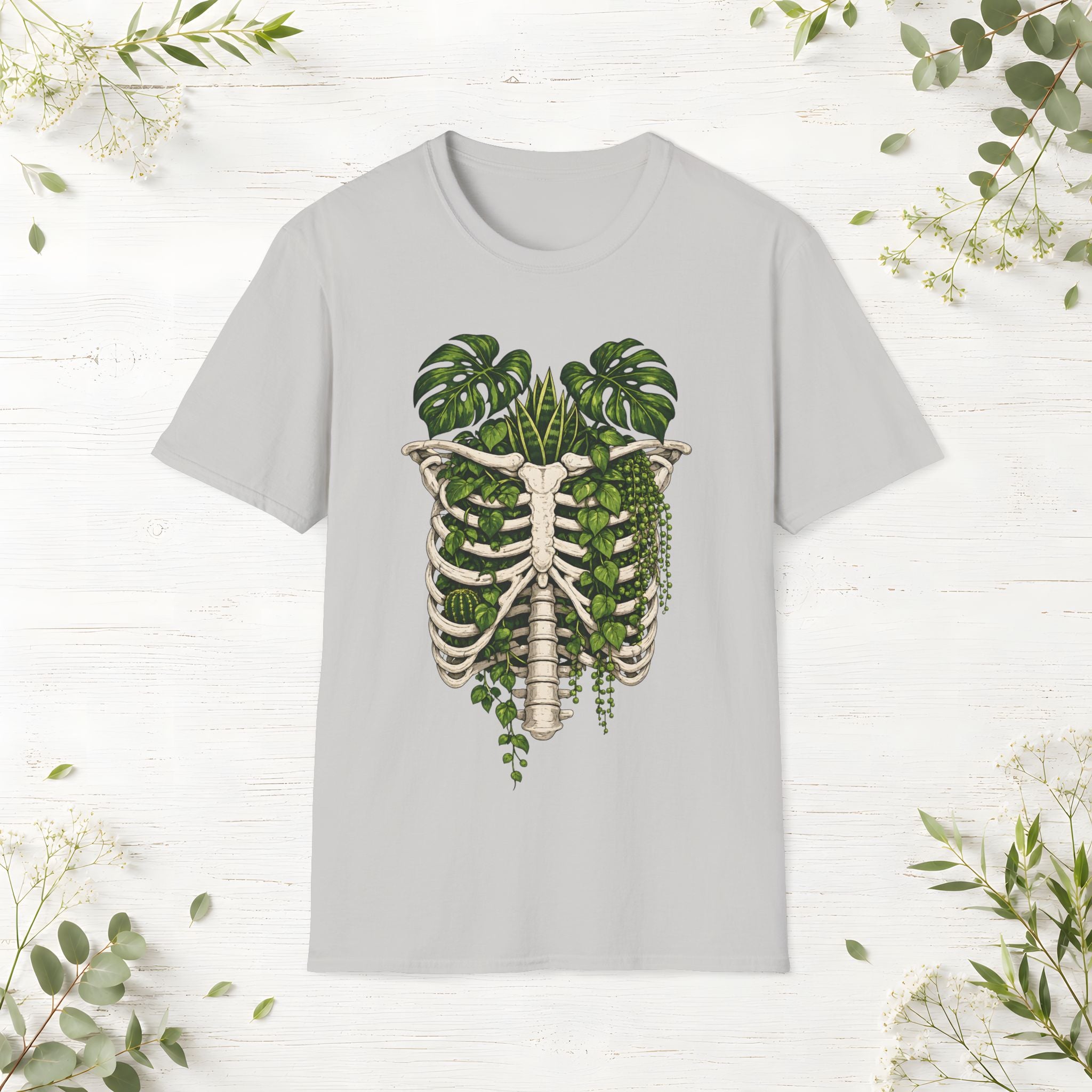 Plant Lungs Skeleton T-Shirt