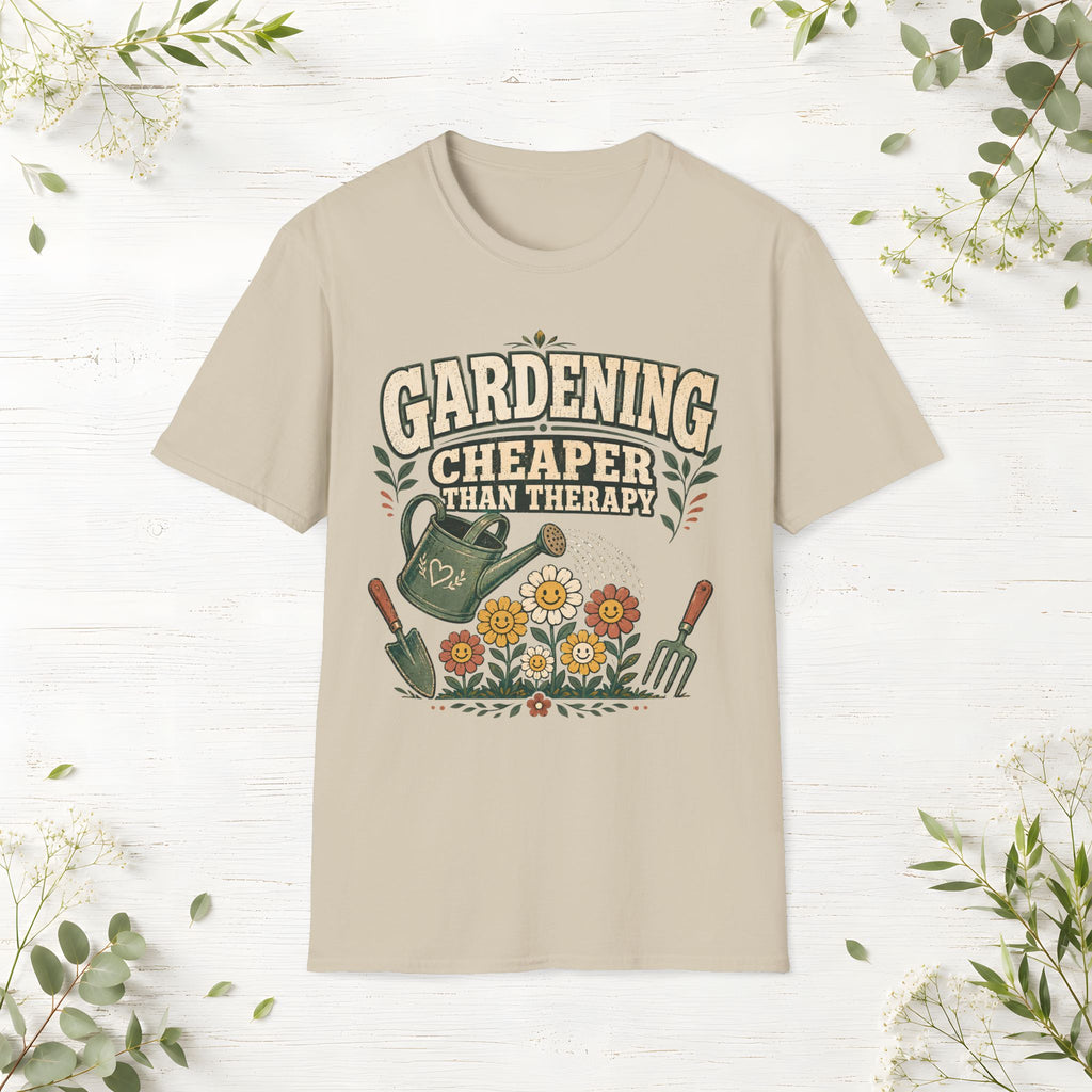 Gardening Cheaper Than Therapy T-Shirt