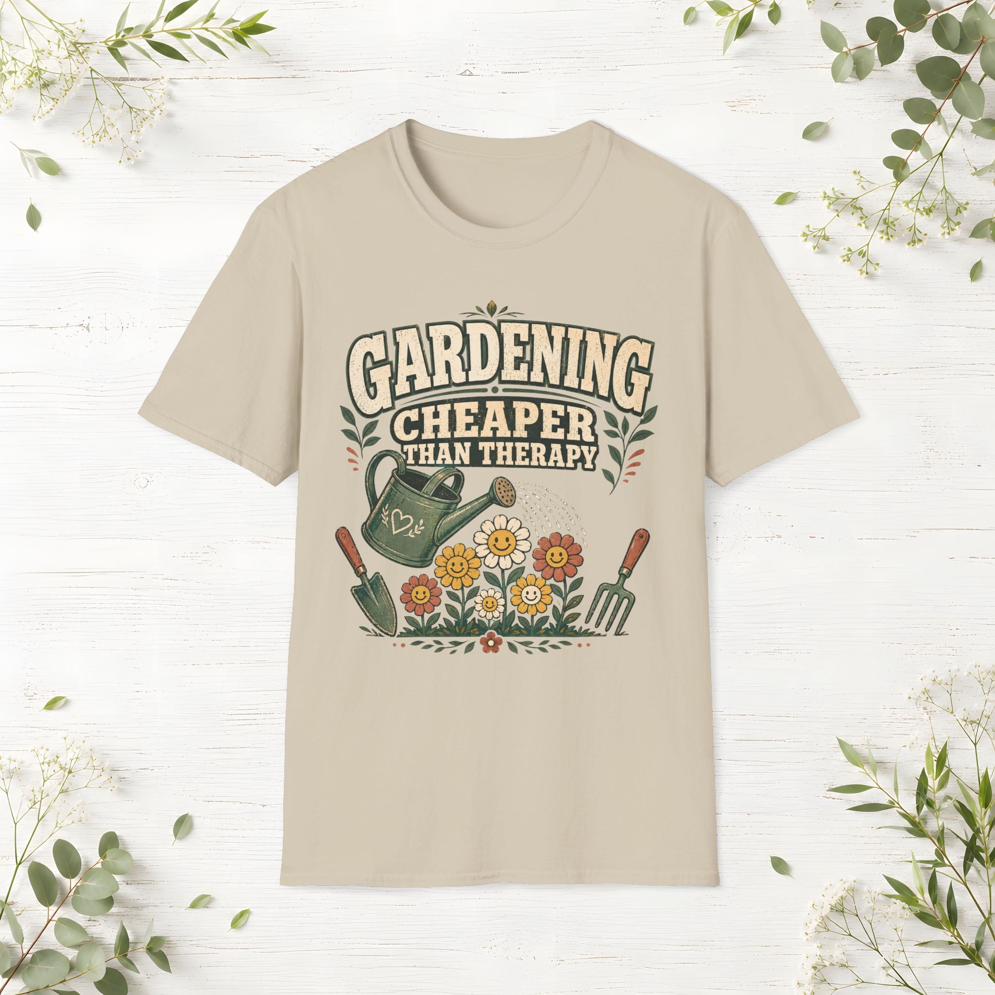 Gardening Cheaper Than Therapy T-Shirt