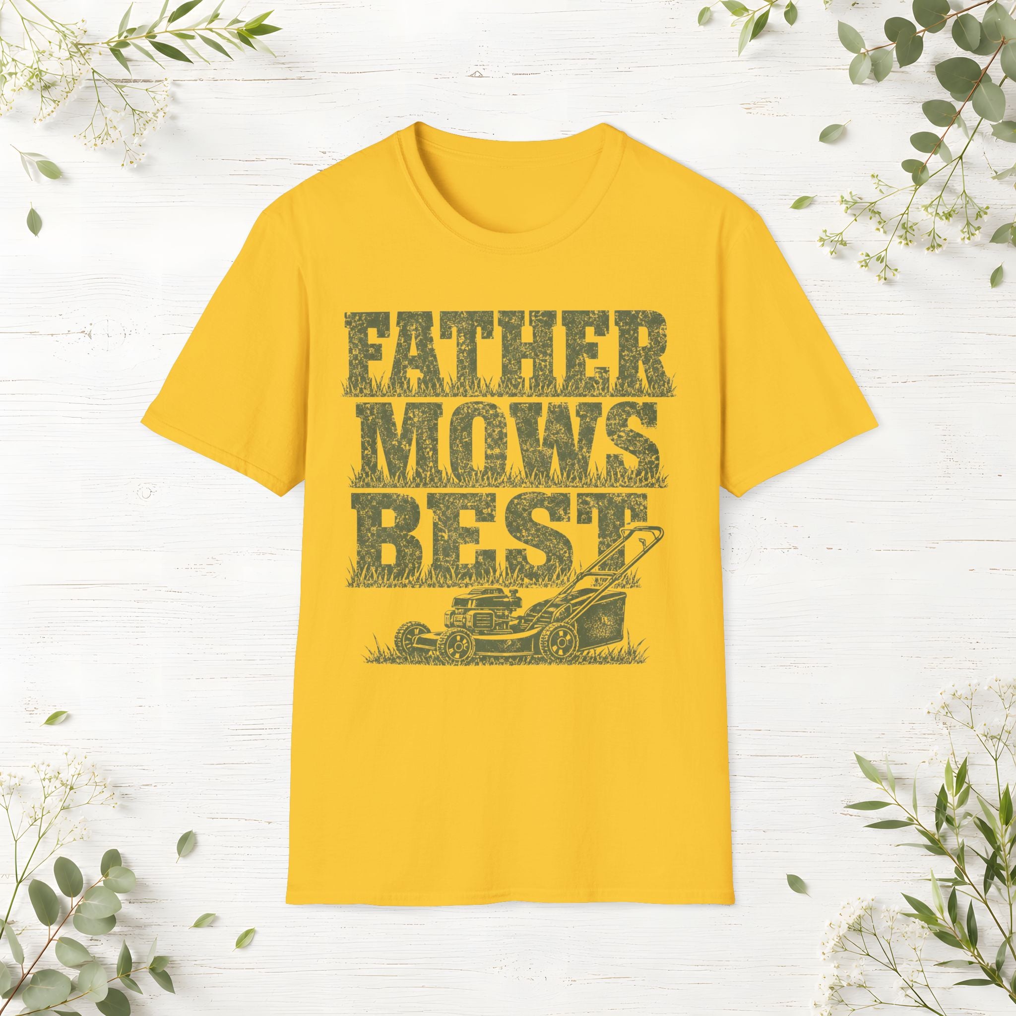Father Mows Best T-Shirt