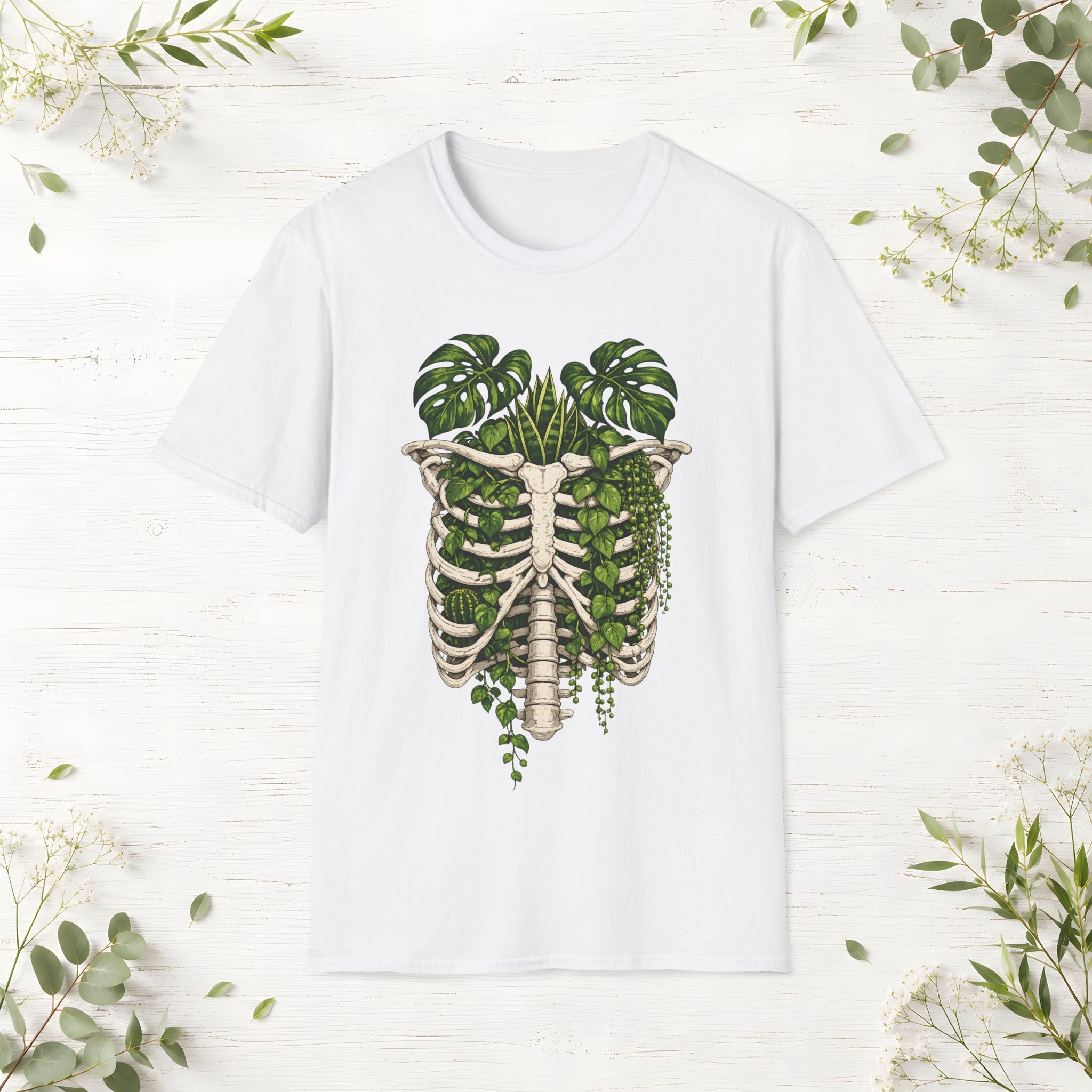 Plant Lungs Skeleton T-Shirt