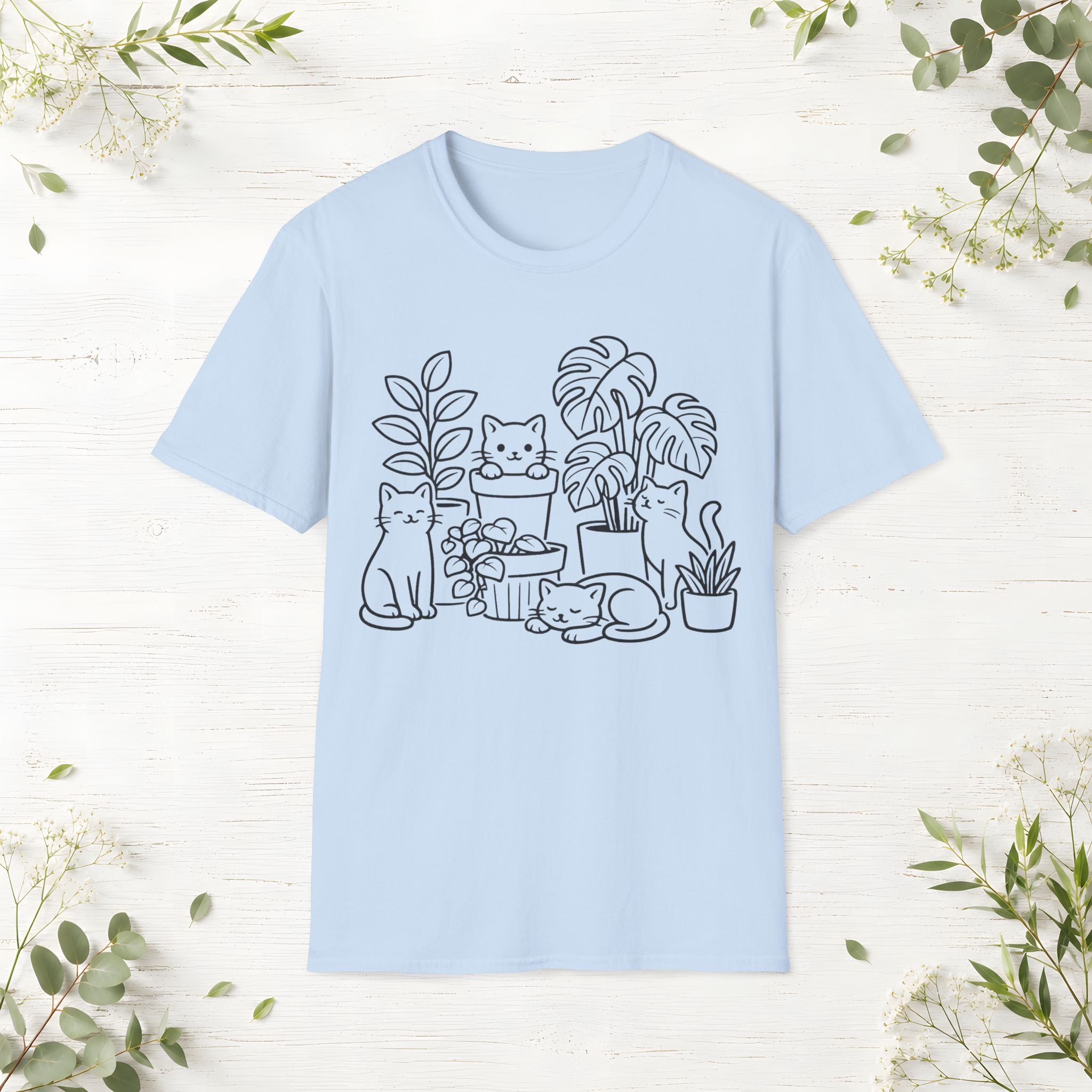 Cats and Plants T-Shirt