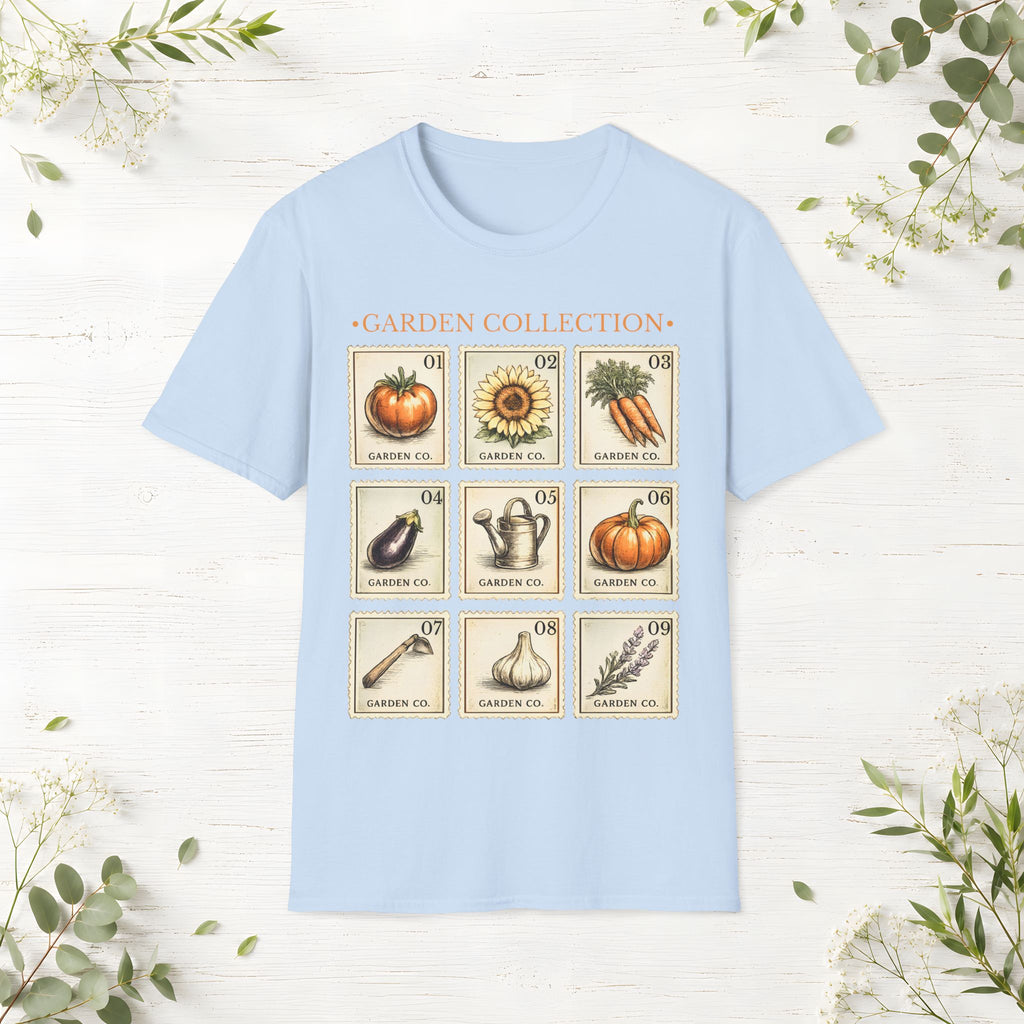 Garden Collection Stamps T-Shirt