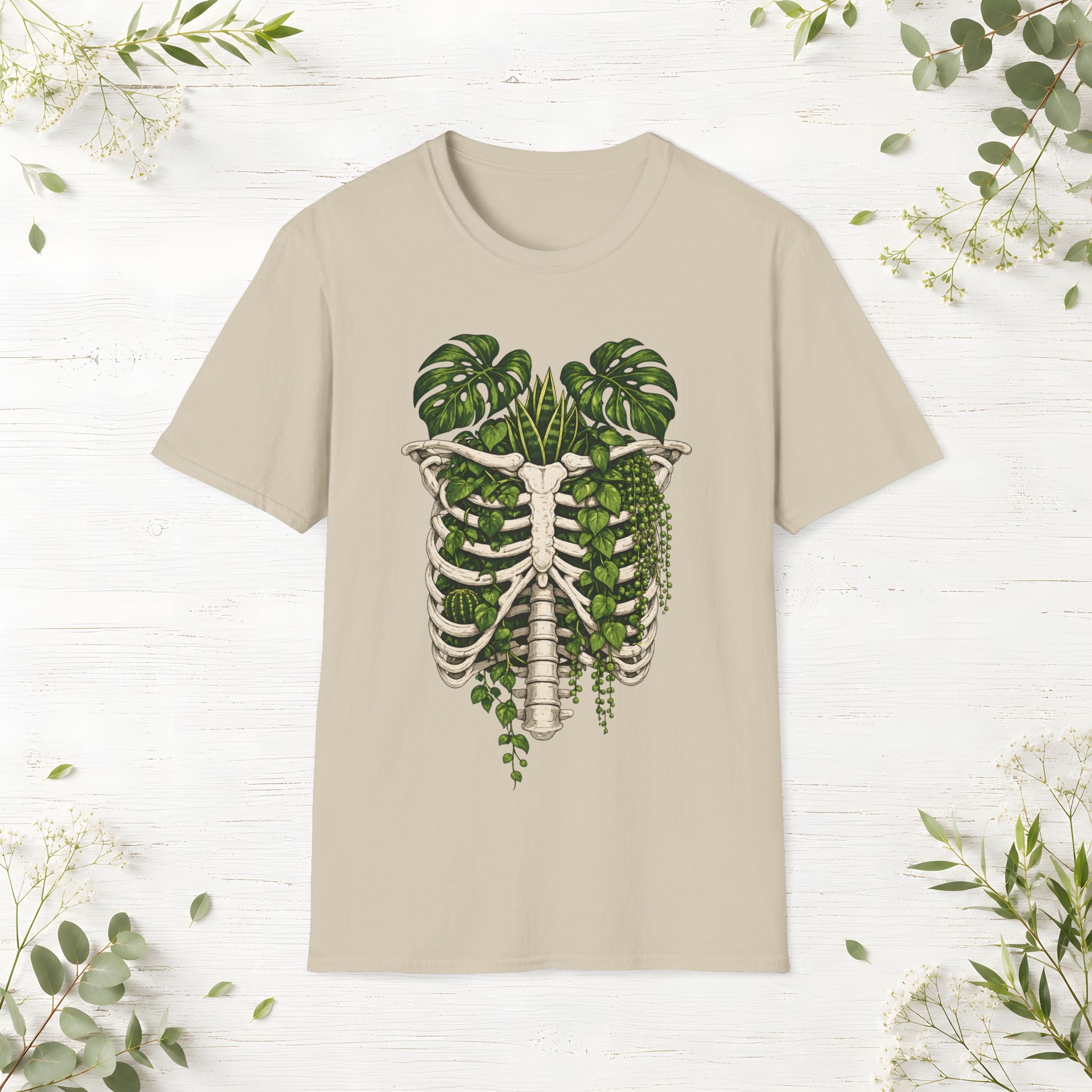 Plant Lungs Skeleton T-Shirt