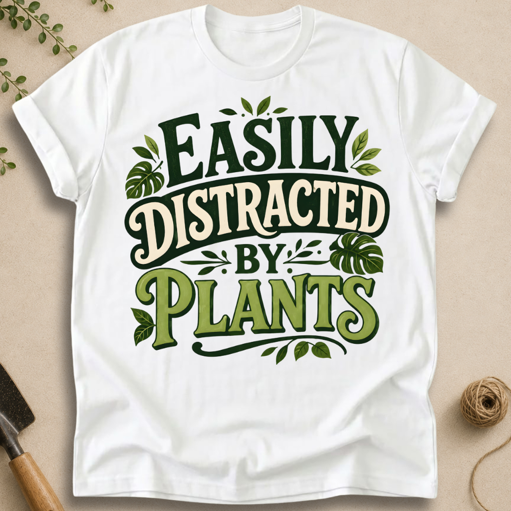 Easily Distracted By Plants T-Shirt