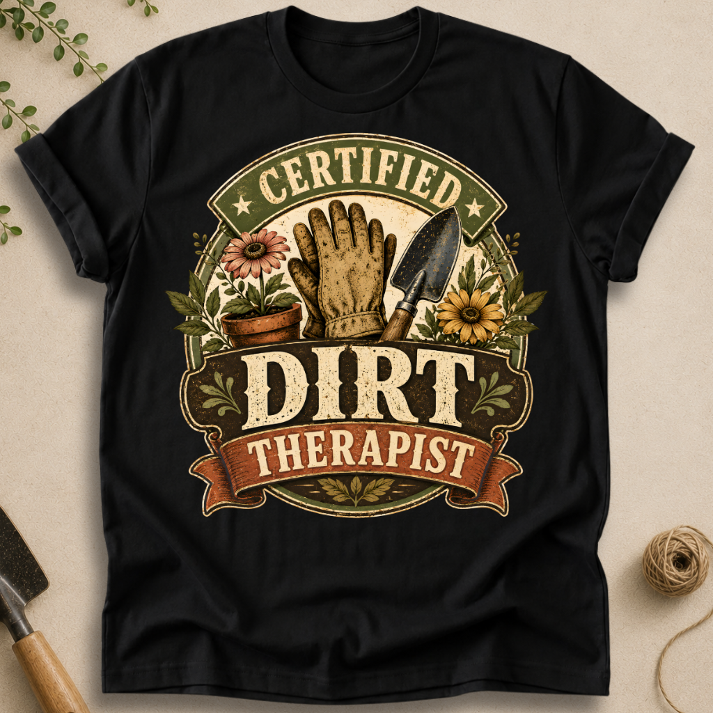 Certified Dirt Therapist T-Shirt