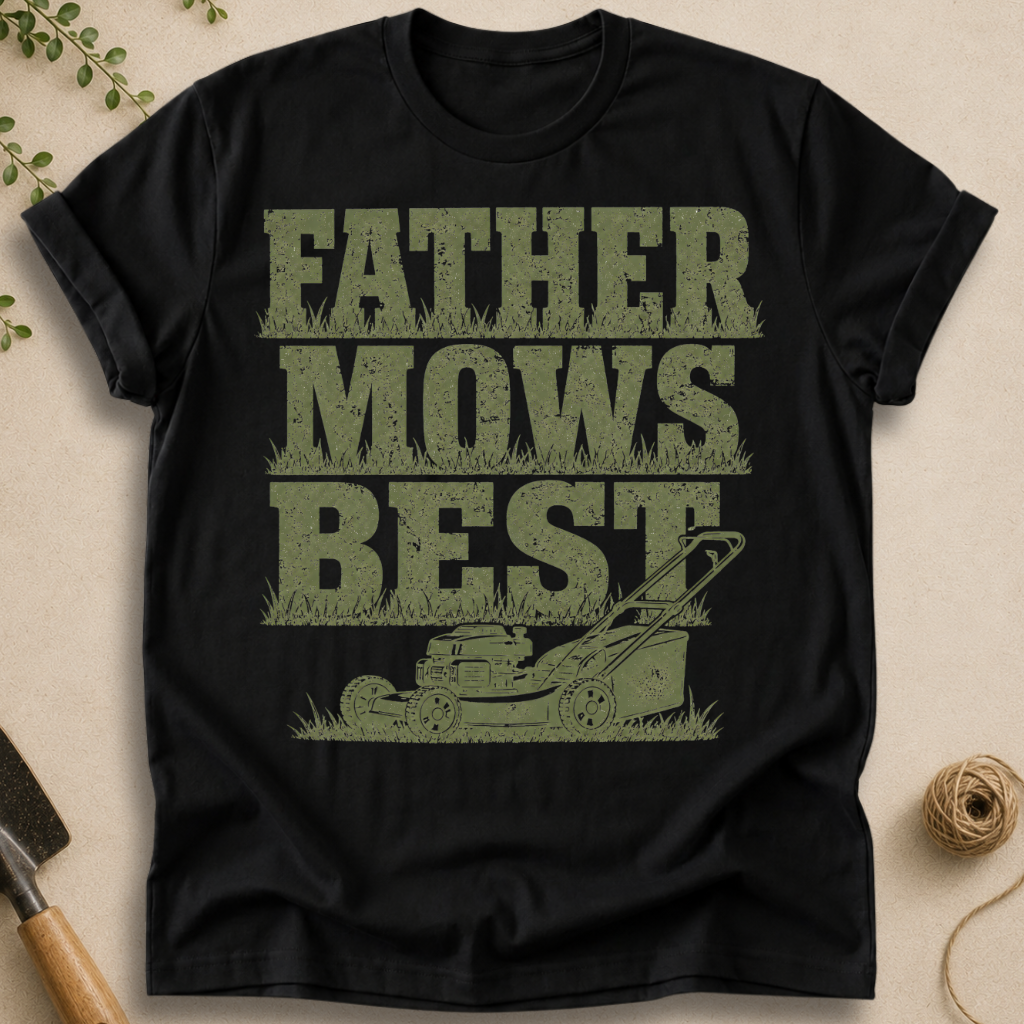 Father Mows Best T-Shirt