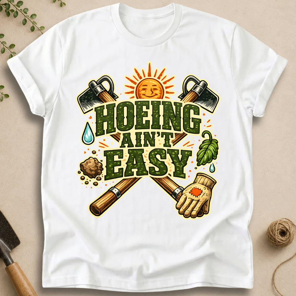Hoeing Ain't Easy T-Shirt