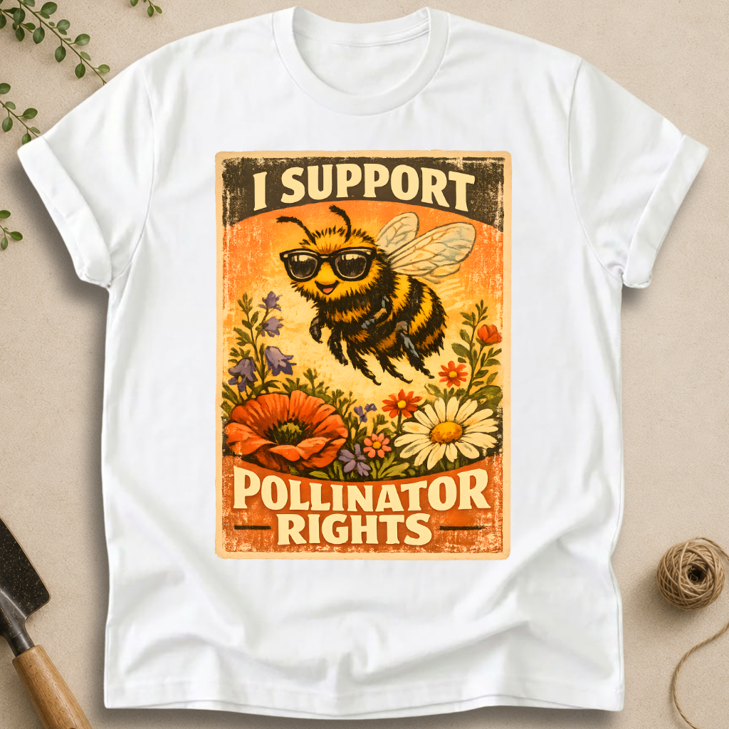 I Support Pollinator Rights T-Shirt