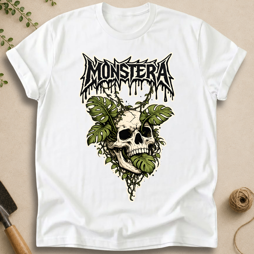 Monstera Skull T-Shirt