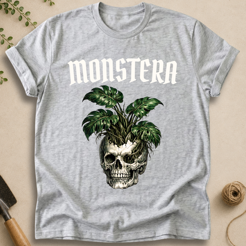 Monstera Skull T-Shirt