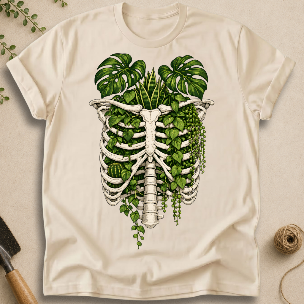 Plant Lungs Skeleton T-Shirt