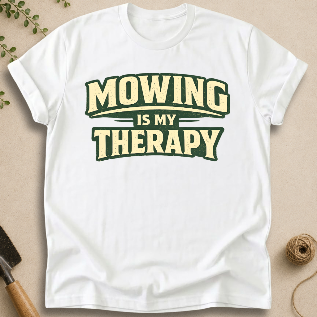 Mowing Is My Therapy T-Shirt