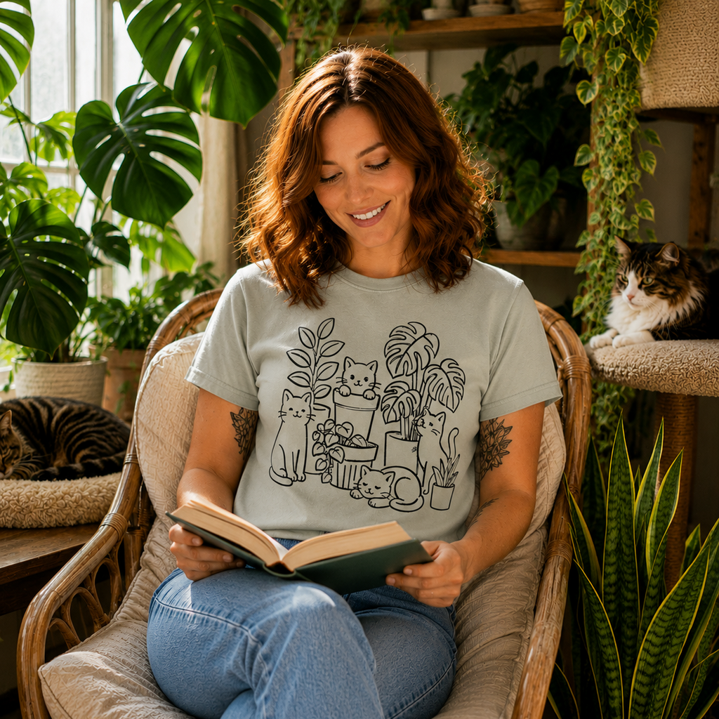 Cats and Plants T-Shirt