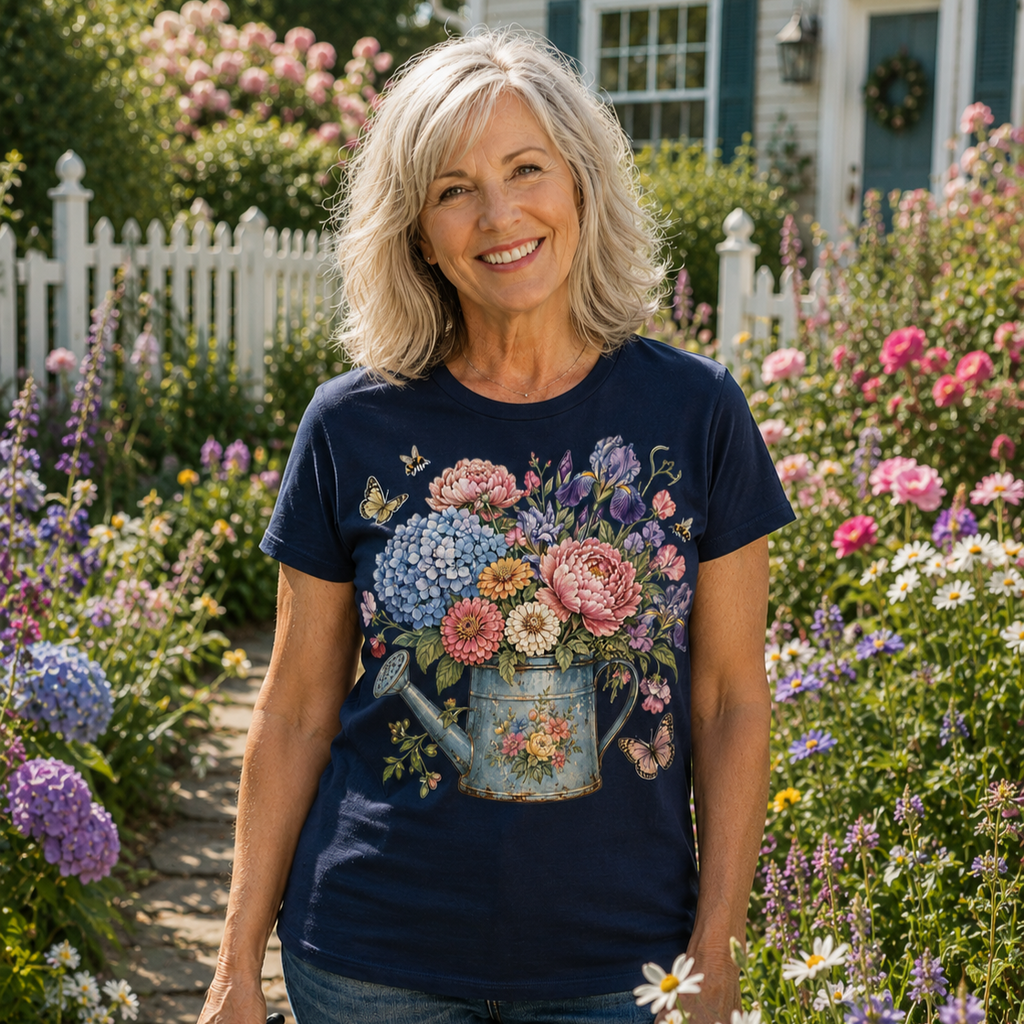 Flower Watering Can T-Shirt