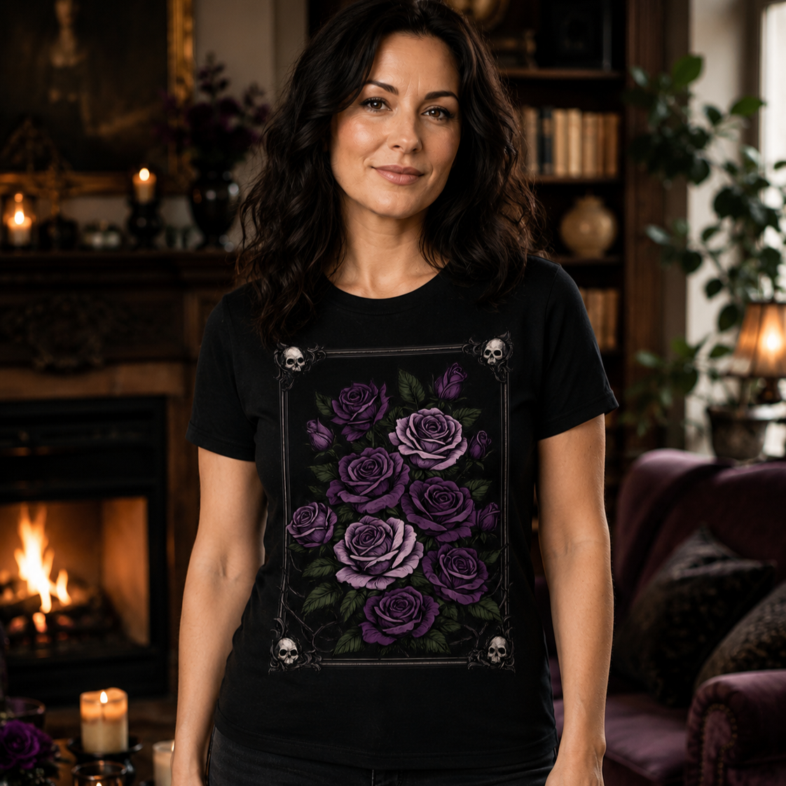 Purple Roses T-Shirt