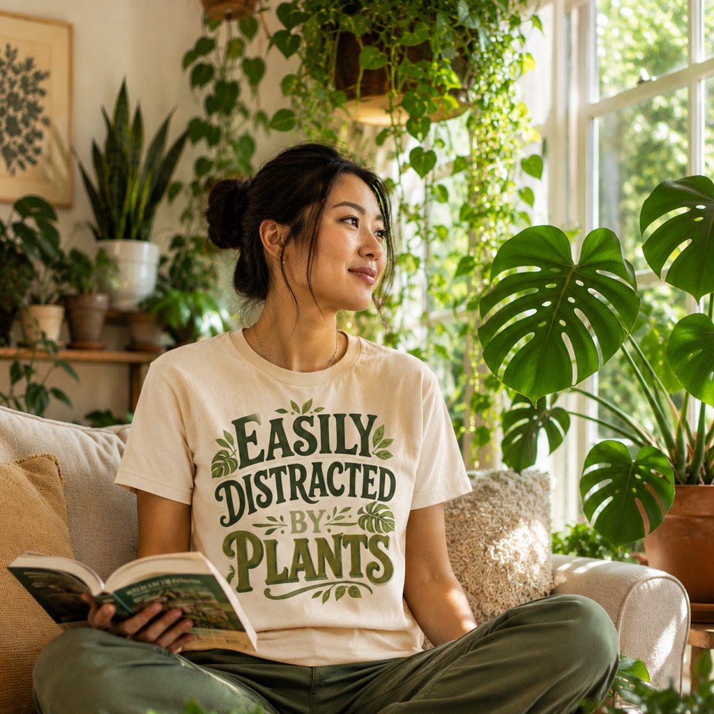 Easily Distracted By Plants T-Shirt