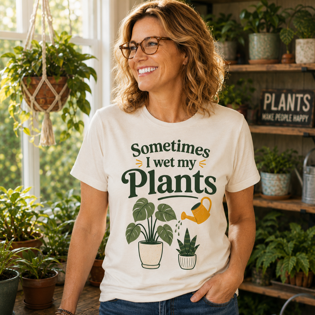 Sometimes I Wet My Plants T-Shirt