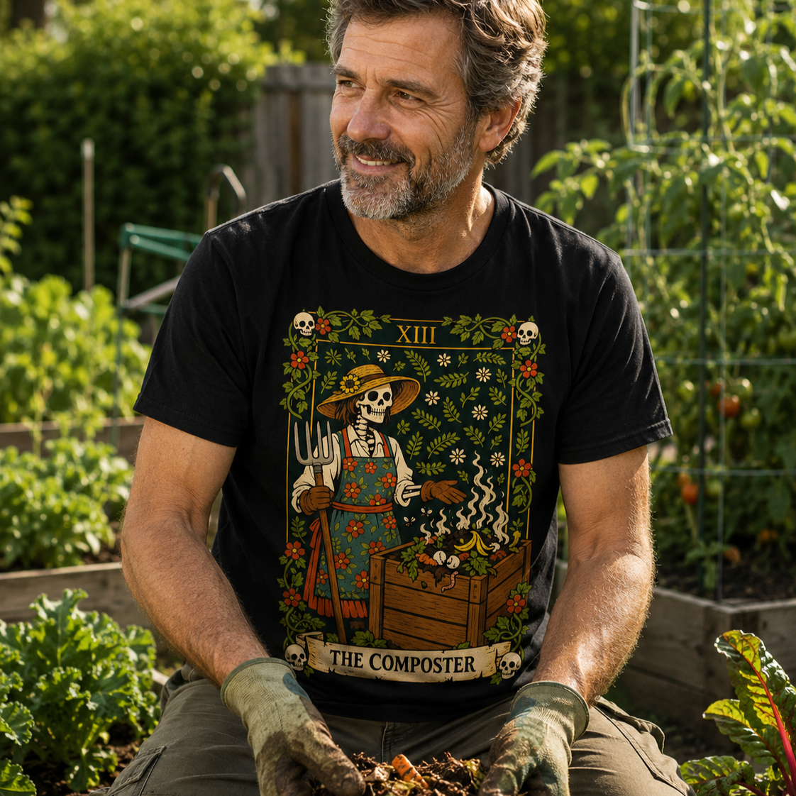 The Composter Tarot Card T-Shirt