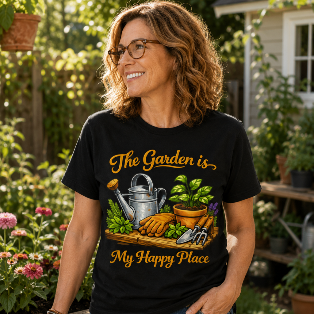 The Garden Is My Happy Place T-Shirt
