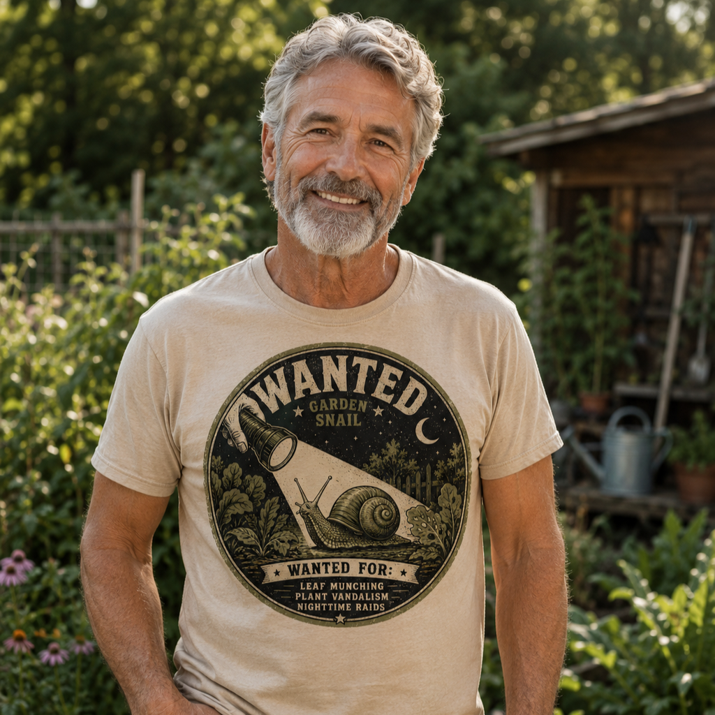 Wanted Garden Snail T-Shirt
