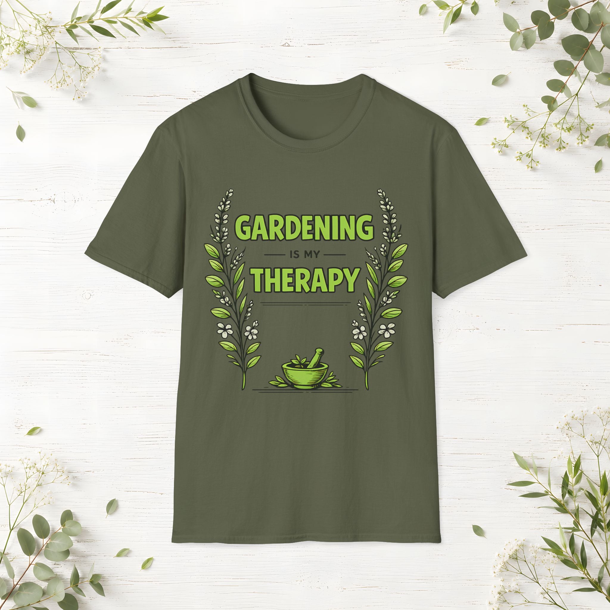 Gardening Is My Therapy T-Shirt
