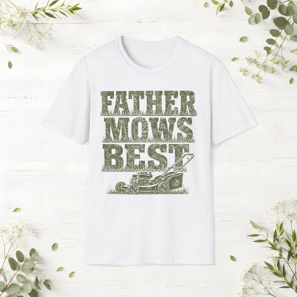 Father Mows Best T-Shirt