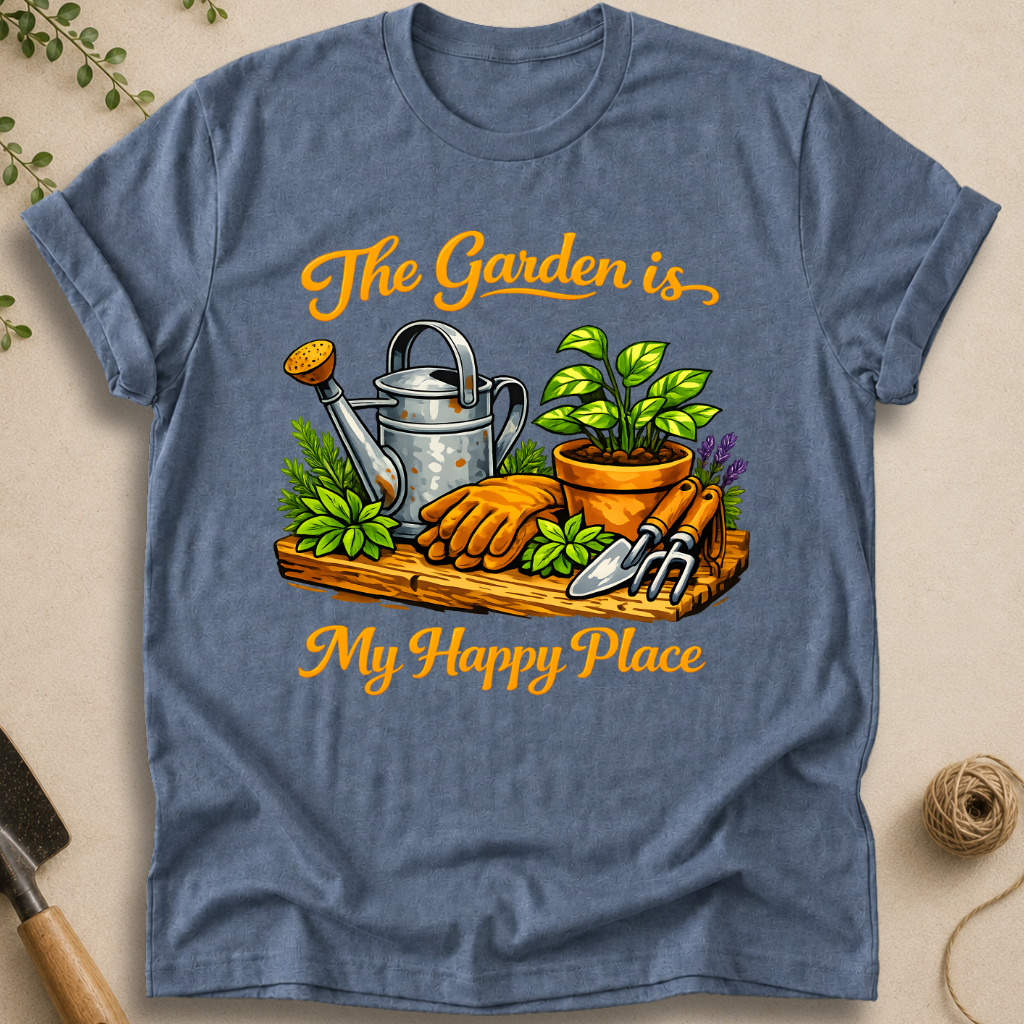 The Garden Is My Happy Place T-Shirt