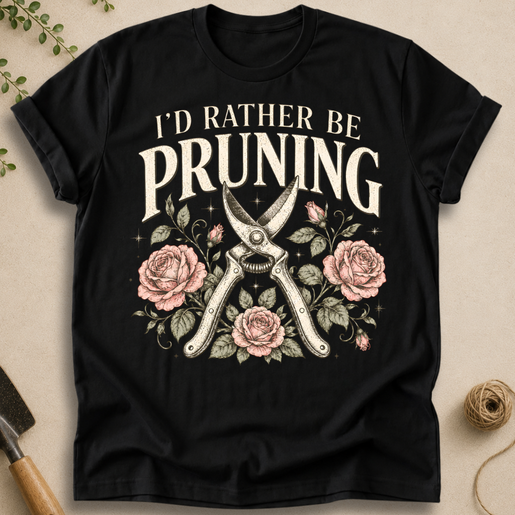 I'd Rather Be Pruning T-Shirt