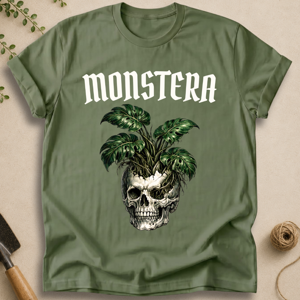 Monstera Skull T-Shirt