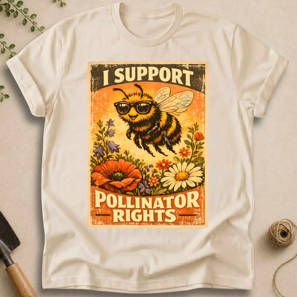 I Support Pollinator Rights T-Shirt