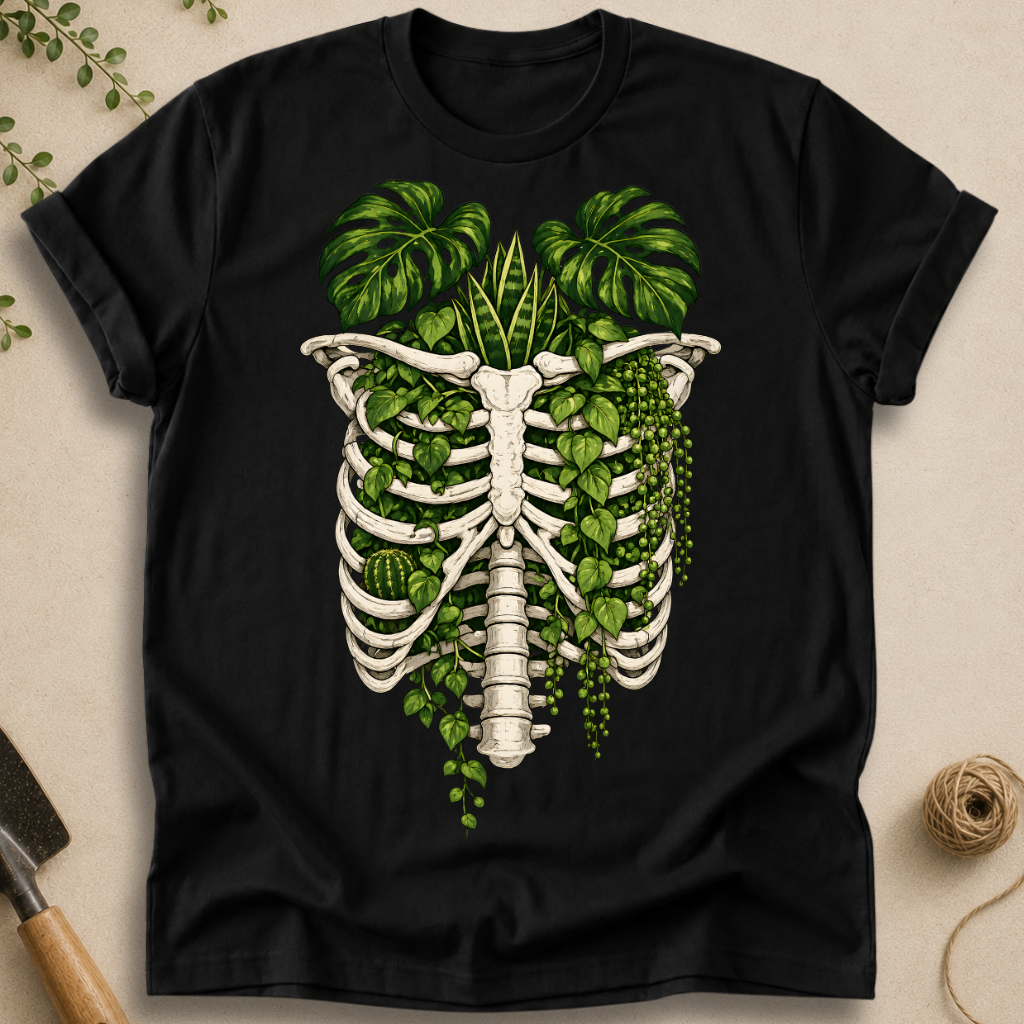 Plant Lungs Skeleton T-Shirt