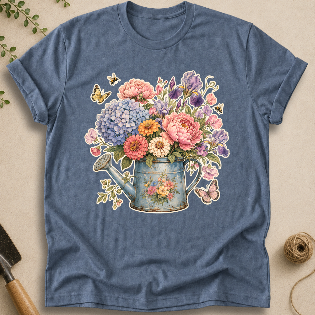 Flower Watering Can T-Shirt