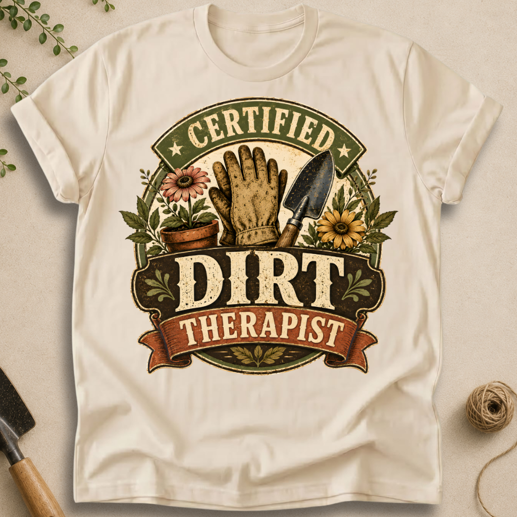 Certified Dirt Therapist T-Shirt
