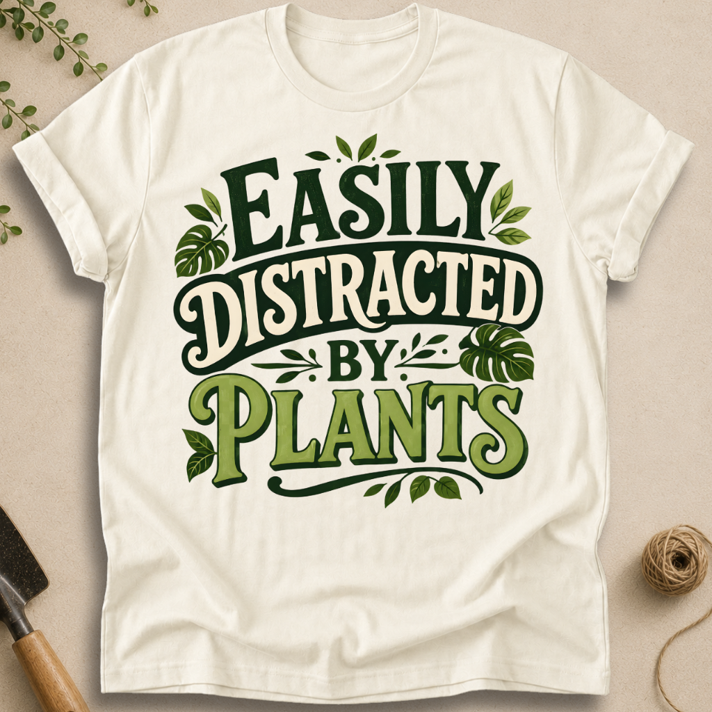 Easily Distracted By Plants T-Shirt