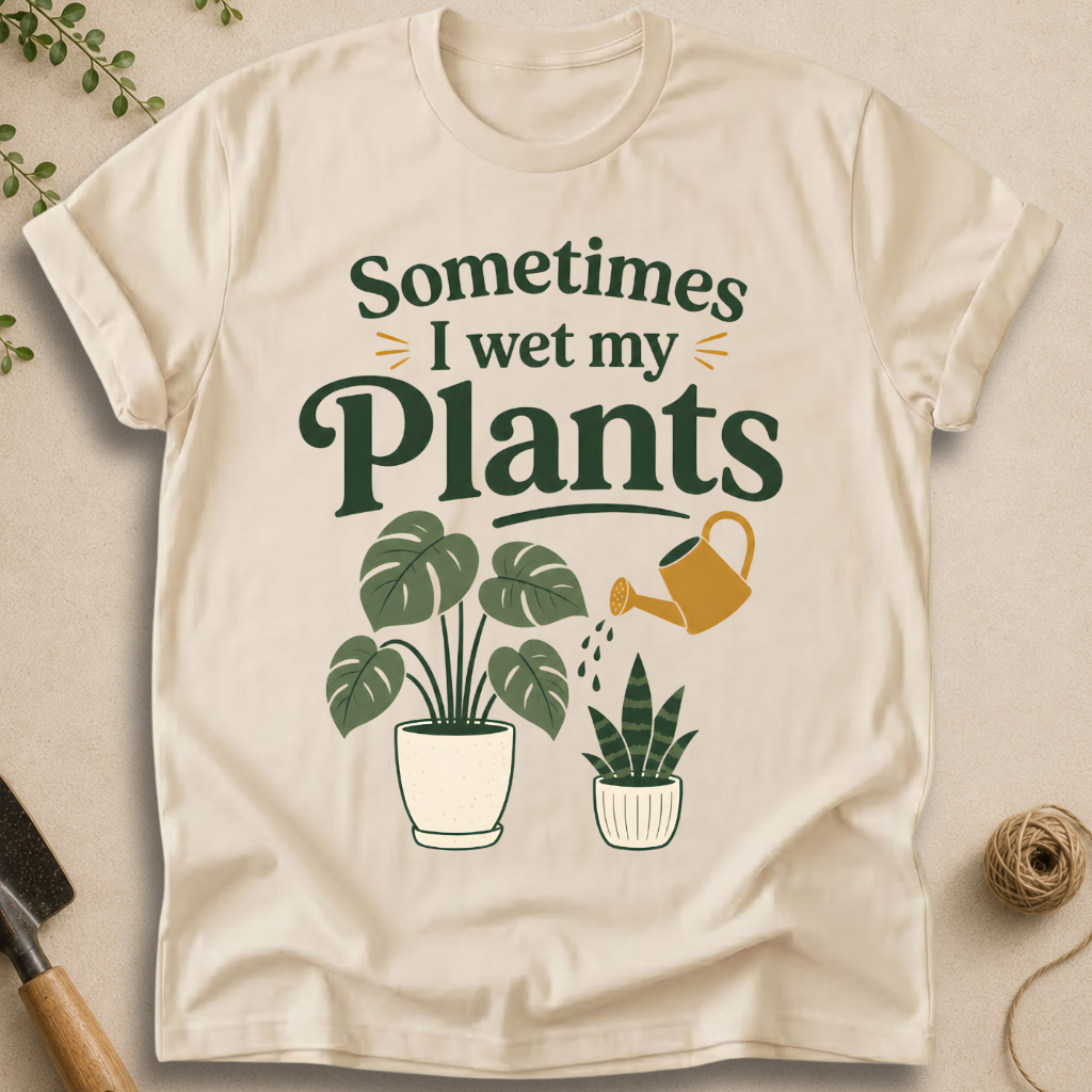 Sometimes I Wet My Plants T-Shirt