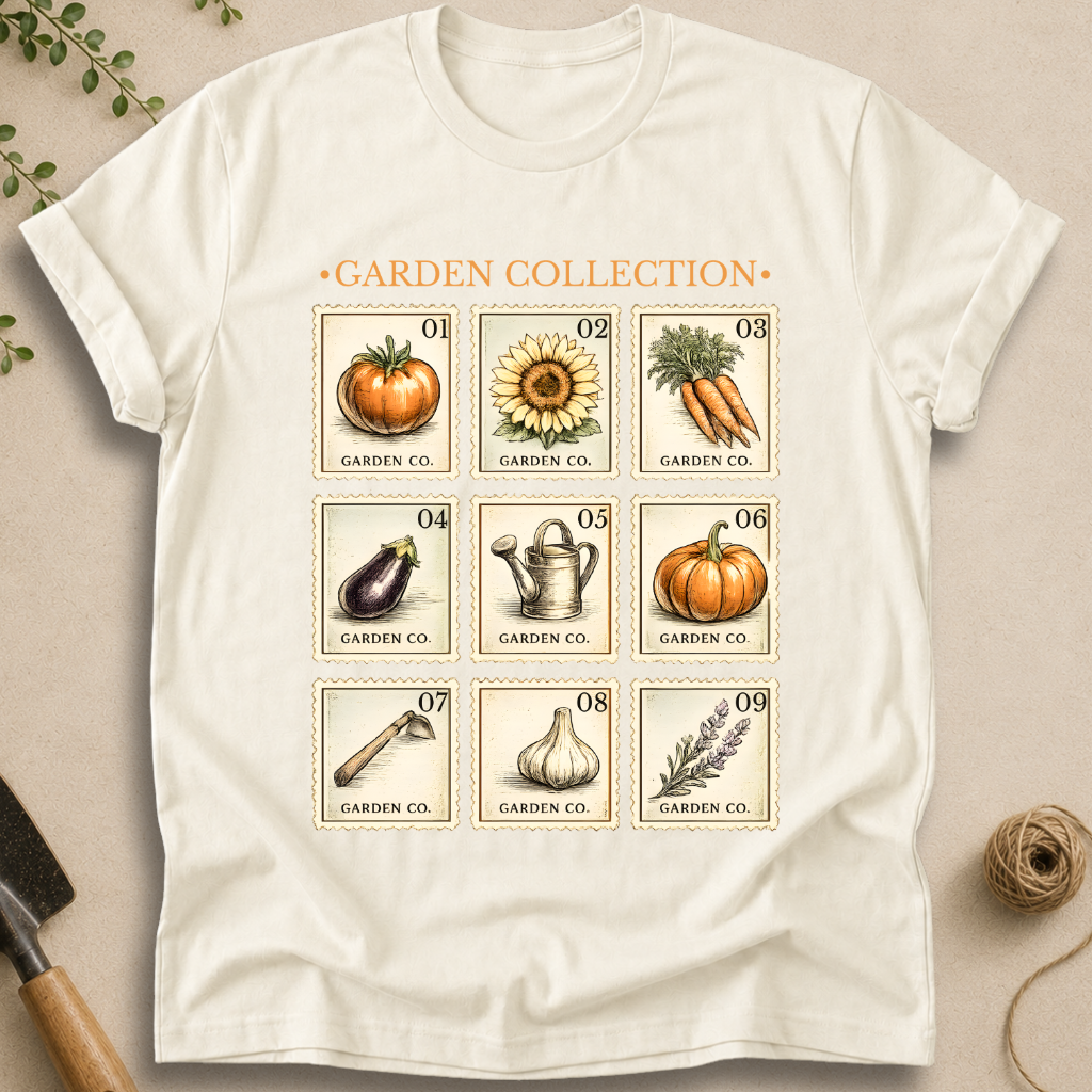 Garden Collection Stamps T-Shirt
