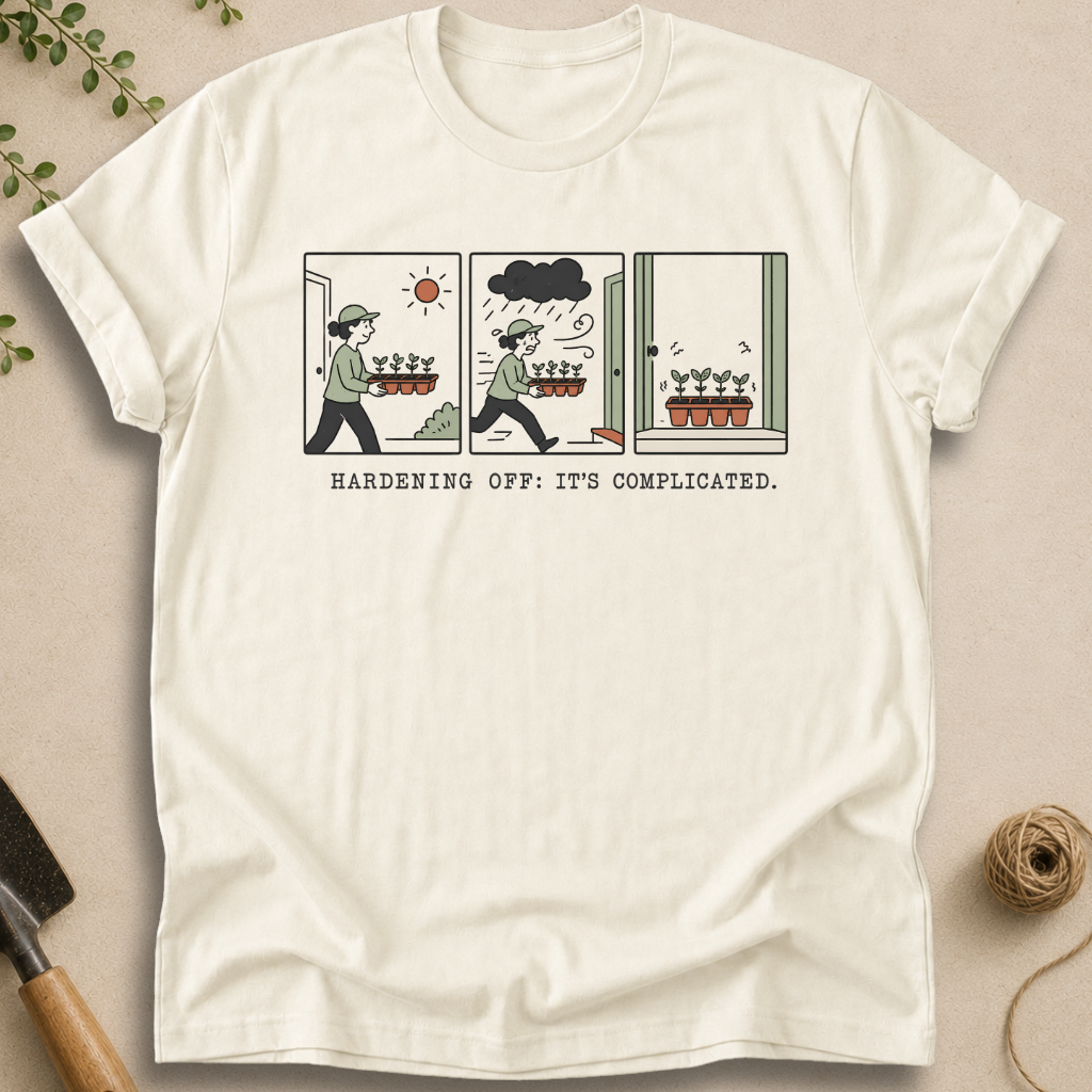 Hardening Off It's Complicated T-Shirt